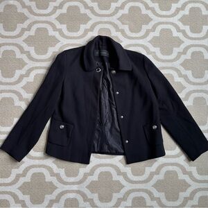 Zara Black Women's Short Coat Jacket